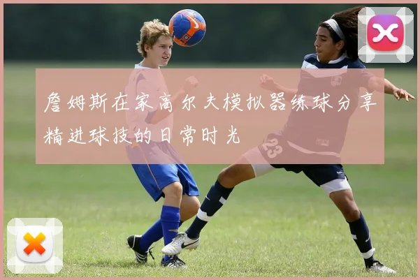 詹姆斯在家高尔夫模拟器练球分享精进球技的日常时光
